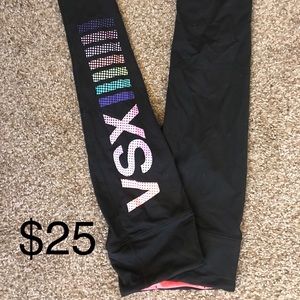 Workout leggings. Sizes XS-S. Nike, VS, Champion